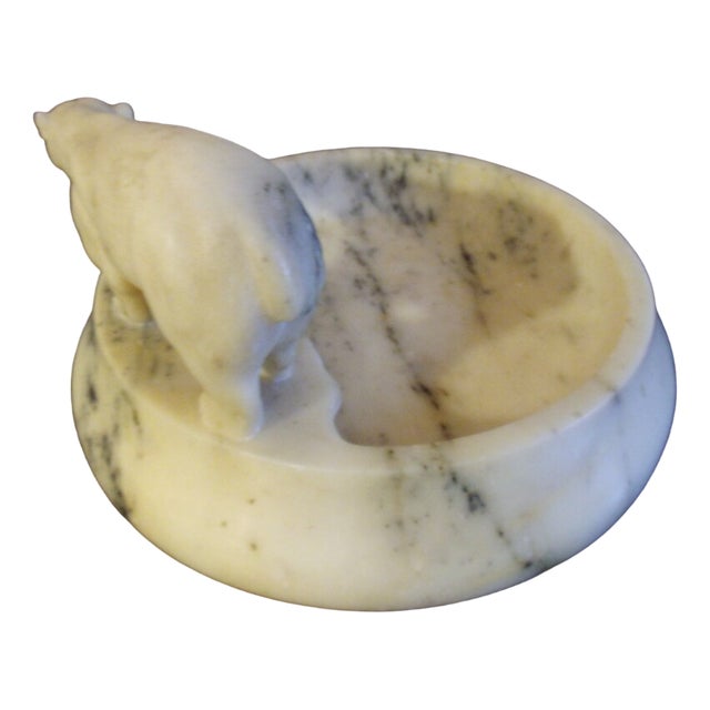 Vintage Bowl in Marble, 1920s For Sale