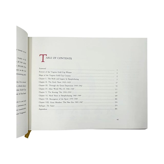 The History and Origin of the Virginia Gold Cup by William Myzk 1987 Book For Sale - Image 9 of 15