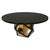 "Manchot" Round Table With Stainless Steel, Bronze, Handmade For Sale - Image 4 of 9