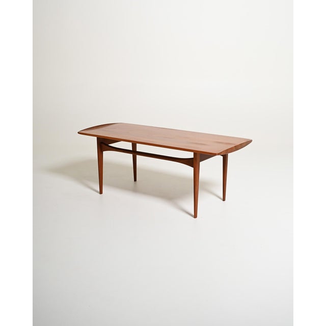 Teak Coffee Table by Tove & Edvard Kind-Larsen for France & Søn, 1960s For Sale - Image 3 of 8