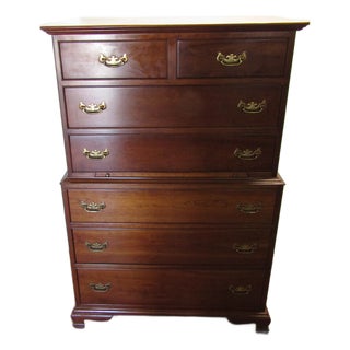 Stickley Solid Cherry Chest of Drawers For Sale