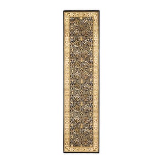 Mogul, One-of-a-Kind Hand-Knotted Area Rug in Black, 2' 6" x 10' 5" For Sale