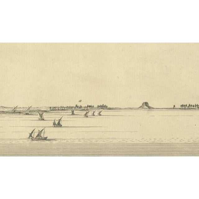 Methaghera & Palm Forest, Across the Nile Egypt Engravings, Set of 2 For Sale - Image 5 of 9