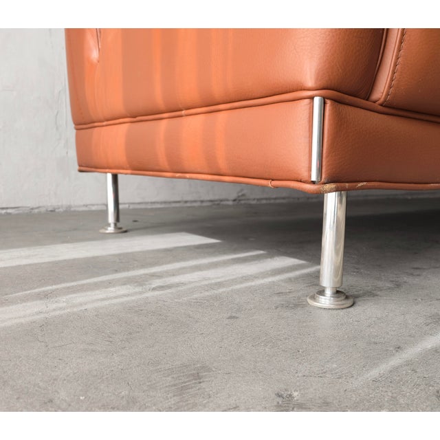 1990s Vintage Leather Sofa For Sale - Image 10 of 13