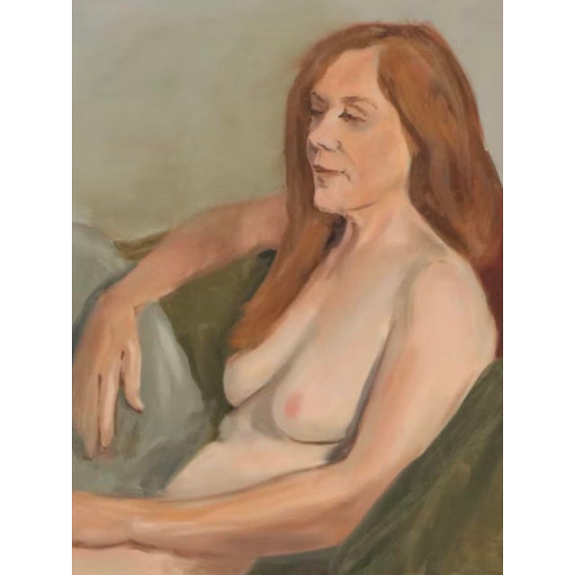 Figurative Untitled Reclining Female Nude Oil Painting — Larry Griggs (B. 1951) For Sale - Image 3 of 7