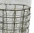 Late 20th Century Vintage Wire Basket Glass Vase For Sale - Image 5 of 6