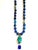 One-of-a-Kind Lapis Lazuli & Turquoise Statement Necklace | Vintage Turquoise Pendant | Artisan Bohemian Luxury Jewelry For Sale - Image 11 of 17