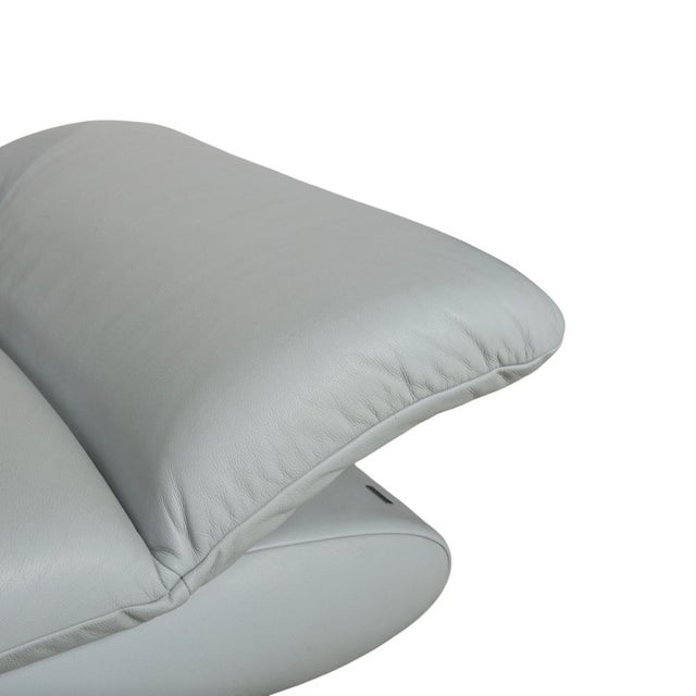 Rossini 2-Seater Sofa in Blue Leather from Koinor For Sale - Image 6 of 16