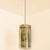 Gold Ribbled Glass and Chrome Pendant from Doria, Germany, 1960s For Sale - Image 8 of 18