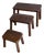 Nesting Tables in Oak, Set of 3 For Sale