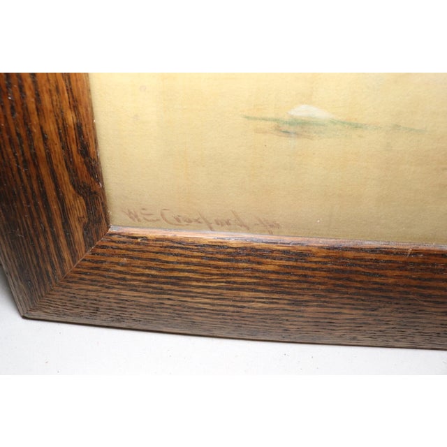 Antique 1800's Original William E. Croxford Seascape Coast Nautical Painting For Sale - Image 10 of 12