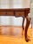 Late 20th Century Traditional Carved Wood Executive Desk With Leather Top & Marble Inlay For Sale - Image 11 of 11