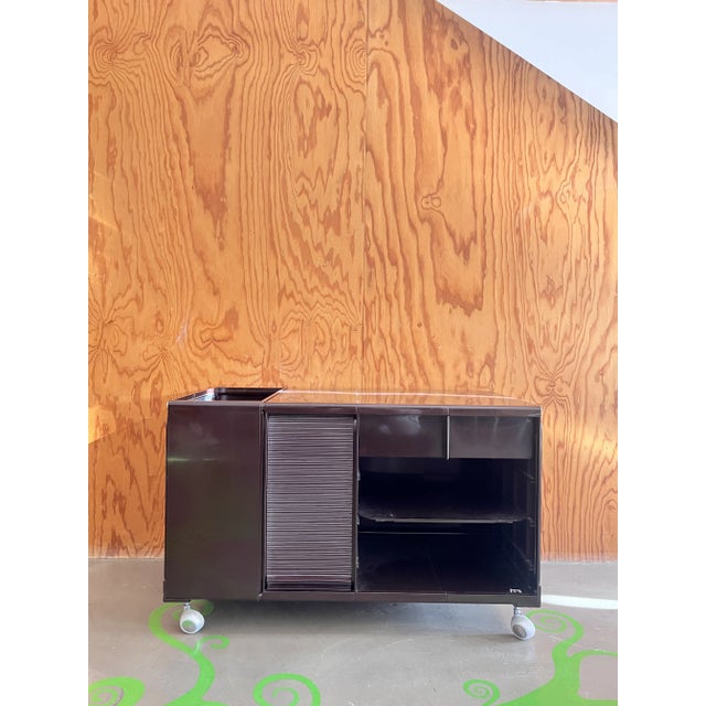 1970s Brown Plastic Storage Cabinet from Elco, 1970s For Sale - Image 5 of 6