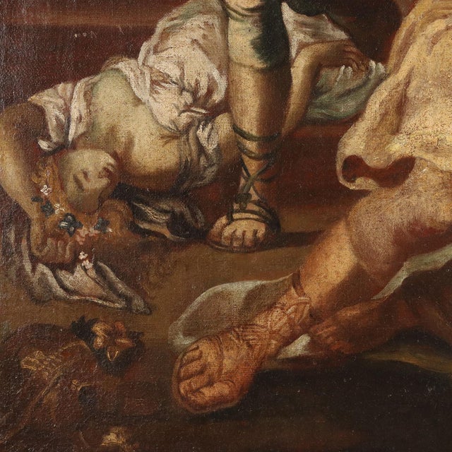 Follower of Pietro da Cortona, The Age of Iron, 17th Century, Oil on Canvas For Sale - Image 9 of 14