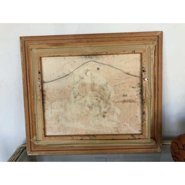 Vintage Heavily Impasto Painting by Mark Hunt For Sale - Image 10 of 13