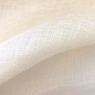 Sheer - Linen Gauze - Ivory - Drapery Fabric - 22 Yards For Sale