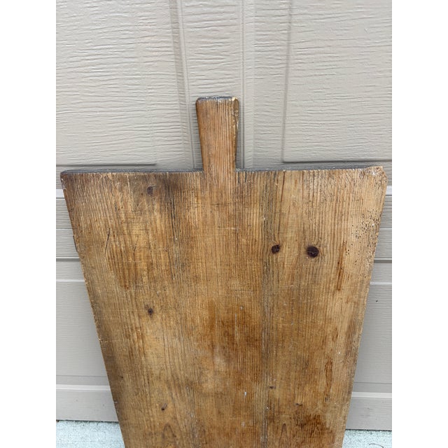Farmhouse Antique French Wooden Bread Board or Charcuterie Board, 19th Century For Sale - Image 3 of 6