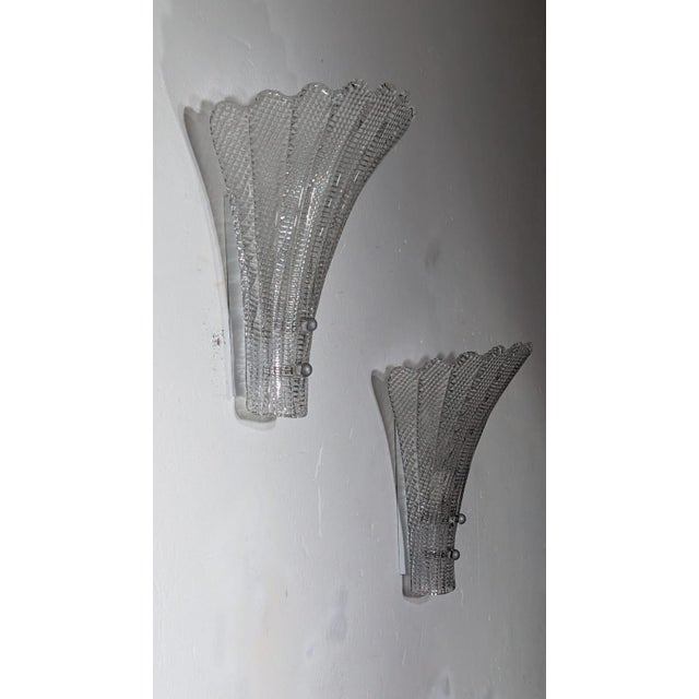 1950s Murano Glass Wall Lamp from Barovier & Toso, 1950s For Sale - Image 5 of 5