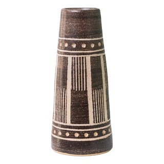 Vintage Vase from VEB Coswig GDR Ceramics, 1970s For Sale