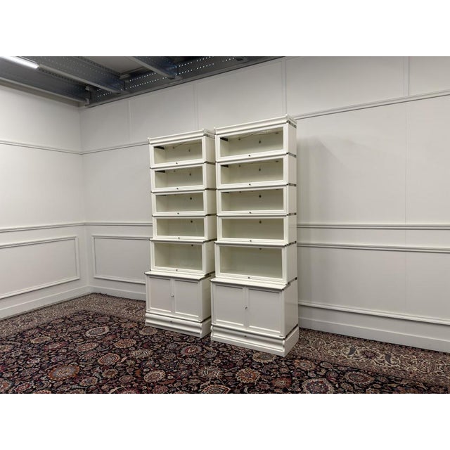 English White Display Bookcase from Globe Wernicke For Sale - Image 3 of 18