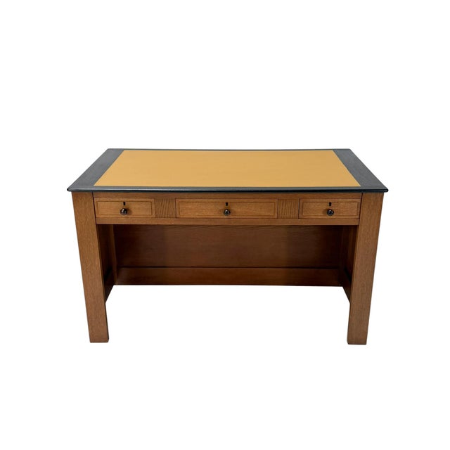 Art Deco Modernist Free-Standing Desk by J.A. Muntendam for L.O.V. Oosterbeek, 1920s For Sale - Image 13 of 18