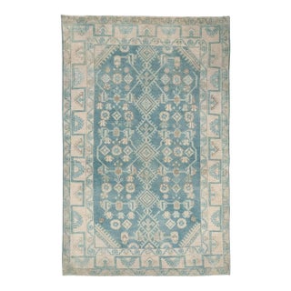 Galerie Shabab Collection Mid-20th Century Persian Malayer Throw Rug For Sale