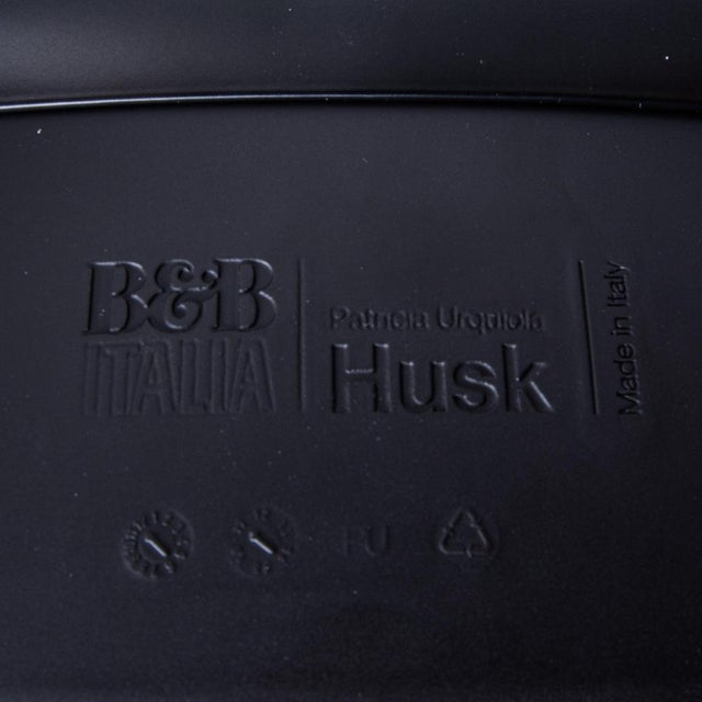 Husk Leather Chairs from B&B Italia, Set of 4 For Sale - Image 12 of 17
