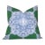 Medallion Pillow Cover in Blue/Green, 20x20 Pillow For Sale
