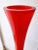 "Rod Vase Object: Glass Vase Age: Approx. 1970s Color/Material: Red / Glass Dimensions: Height: 100 cm Top: 12 cm Base: 18...