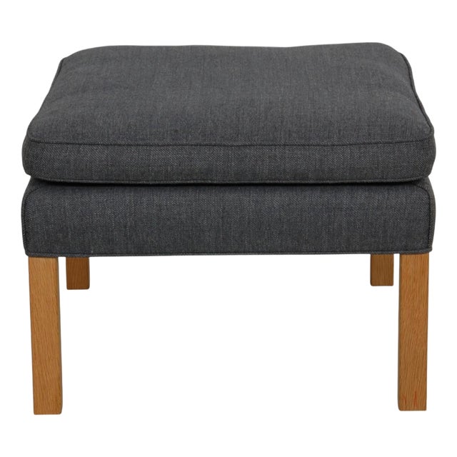 2202 Stool in Gray Fabric by Børge Mogensen For Sale