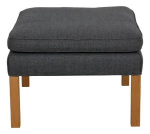 2202 Stool in Gray Fabric by Børge Mogensen