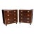 Antique Pair of English Campaign Chests For Sale
