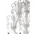 Stunning Venetian modern white "Ca' Rezzonico" with culs Murano glass chandelier . Full od curls and crystal pendants in a...