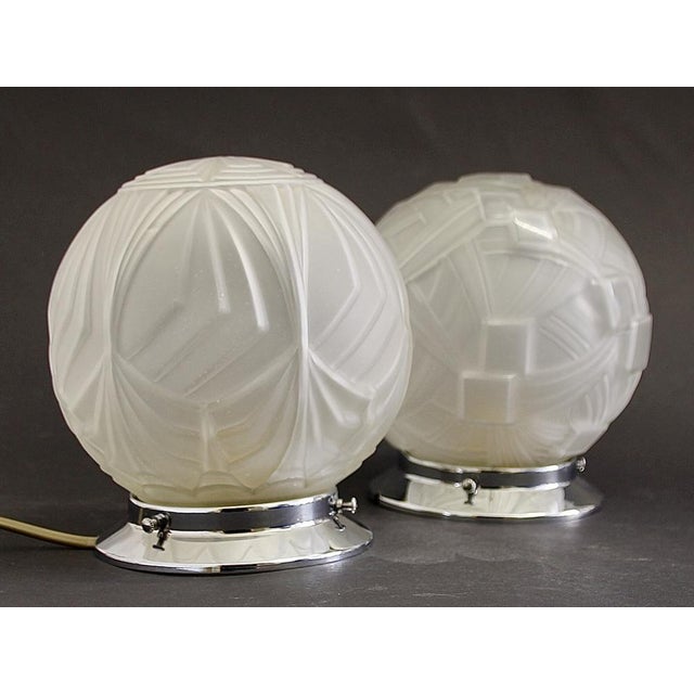 Art Deco Wall, Table or Ceiling Lamps, 1930s, Set of 2 For Sale - Image 10 of 13