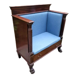 Antique Empire Style Hall Bench