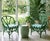 Pair of Vintage Moroccan-Style Bentwood Armchairs – Garden Green For Sale - Image 11 of 12