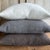 Not Yet Made - Made To Order Custom Made Snow White Alpaca Wool Lumbar Pillow With Insert For Sale - Image 5 of 6