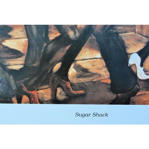Ernie Barnes, Sugar Shack, Silkscreen Print, 2002 For Sale - Image 4 of 16