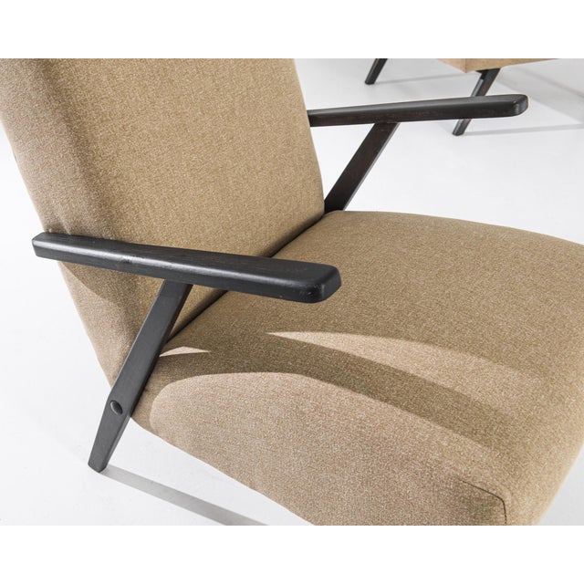 1960s Czech Wooden Armchairs, - A Pair For Sale - Image 9 of 18