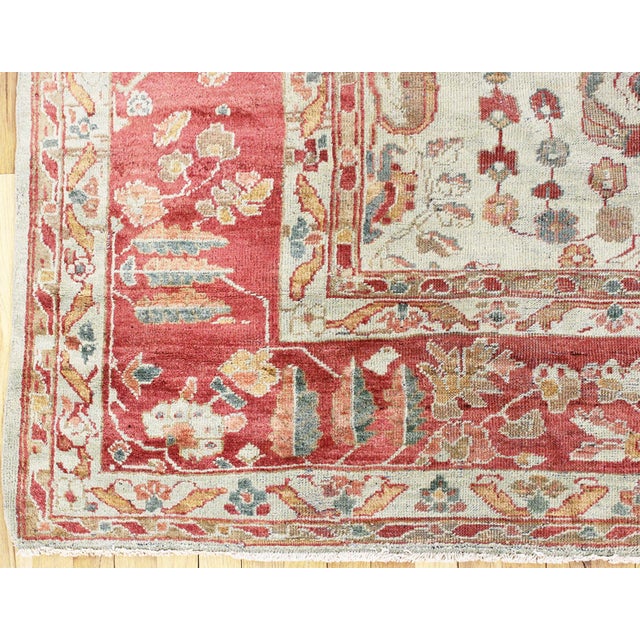 Antique Persian Sultanabad Oriental Carpet, Room Size, with Symmetrical Design For Sale - Image 4 of 11