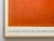 Wood Mark Rothko Vintage 1975 Pace Editions Modernist Lithograph Print Framed Large Abstract Expressionist Museum Poster " Orange and Yellow " 1956 For Sale - Image 7 of 12