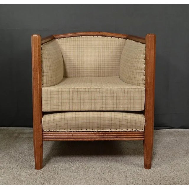 1930s Art Deco Beech Armchair, 1930s For Sale - Image 5 of 15
