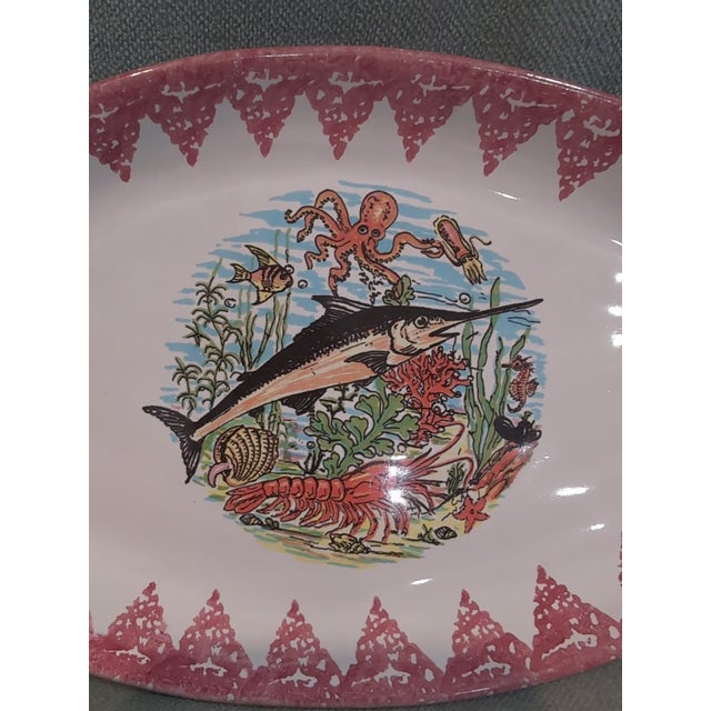 Bring a touch of colorful Italian charm to your table or display collection with this **Vintage Mid-Century Modern Italian...