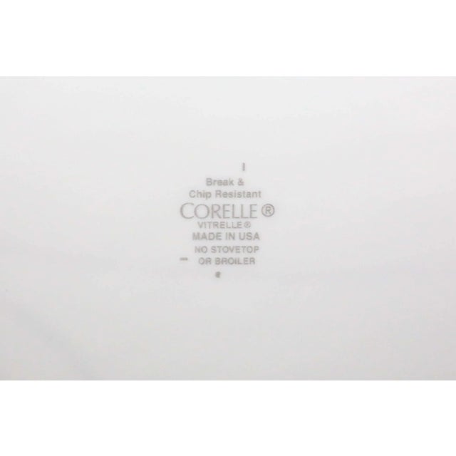 Ceramic "Simple Lines" Dinnerware by Corelle - Set of 8 For Sale - Image 7 of 11