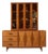 Ramseur Harlequin Mid Century Walnut Credenza and Hutch For Sale