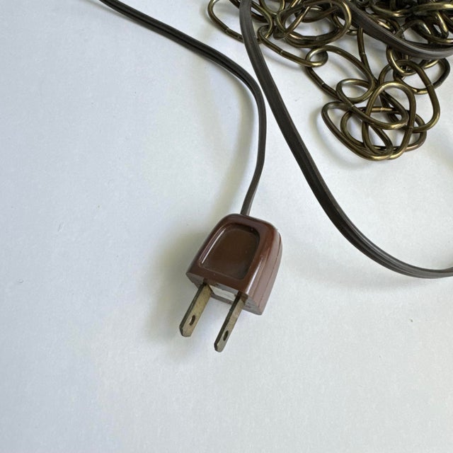 Mid Century Modern Lucite Swag Lamp Yellow Green Blue Chunky Acrylic Rock Candy Hanging Pendant Light For Sale - Image 10 of 12