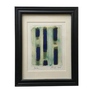 Abstract Pastel Work by Paul Rinaldi For Sale