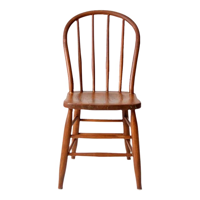 Antique Spindle Back Chair Chairish