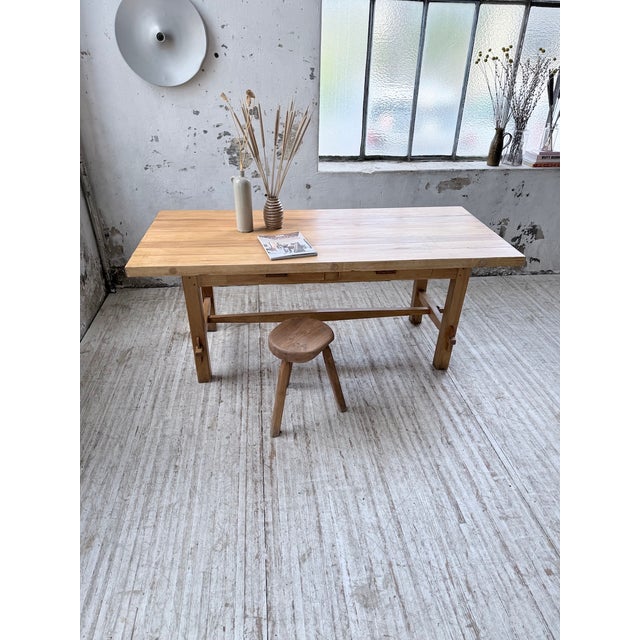Mountain Dining Table in Beech, 1950s For Sale - Image 14 of 18