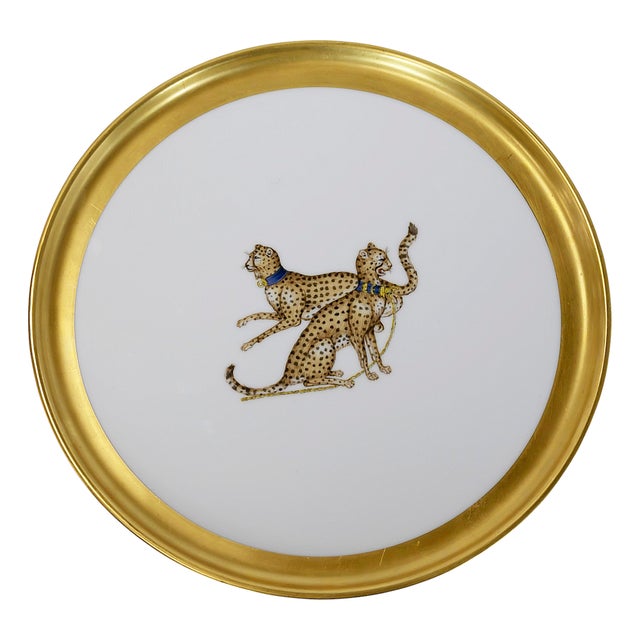 Decorative Porcelain Plate by Porcelaine De Paris, 1980s For Sale - Image 6 of 6